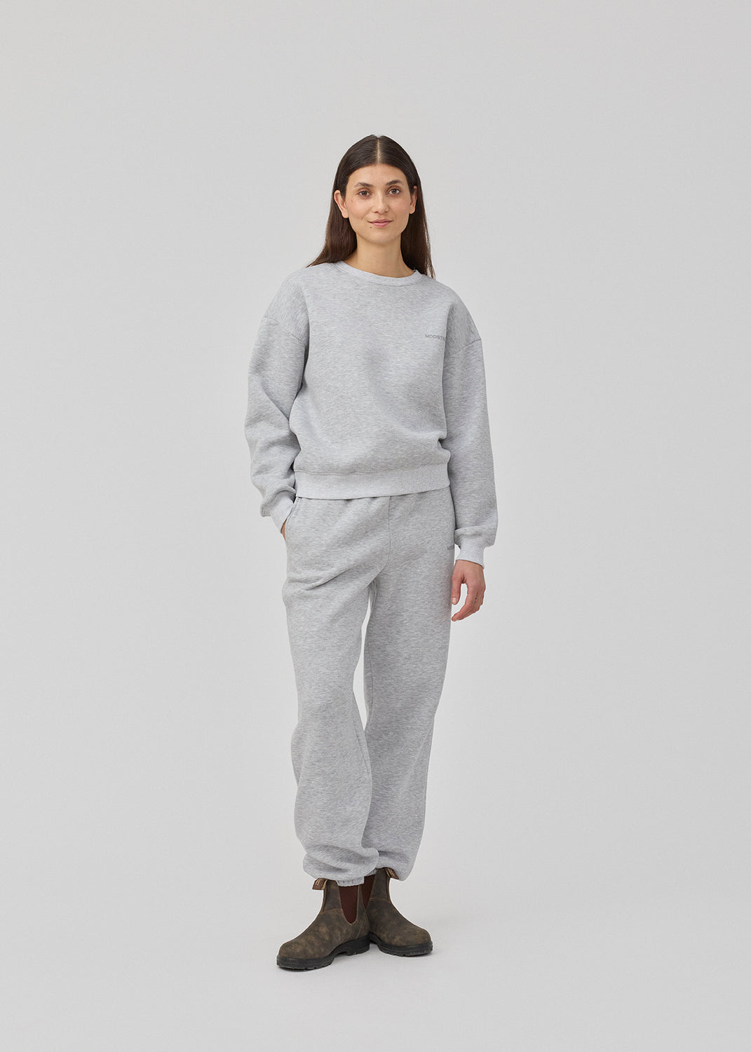 TiaMD sweat - Grey Melange