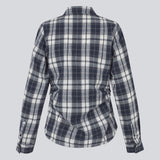 Figursyet skjorte i flannel. TappoMD shirt har en knappelukning fortil og manchet med knappelukning.
