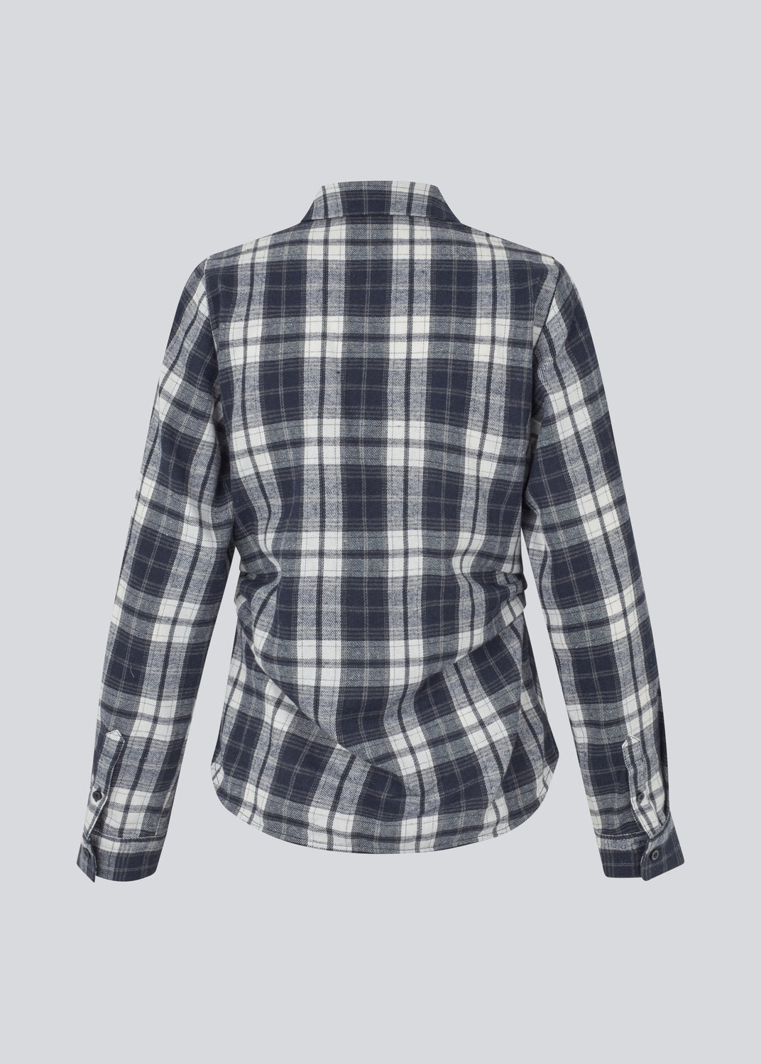 Figursyet skjorte i flannel. TappoMD shirt har en knappelukning fortil og manchet med knappelukning.
