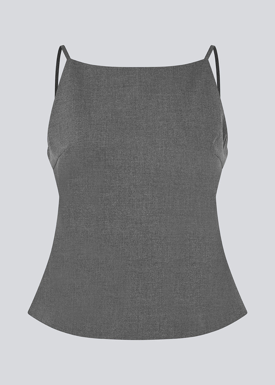Ærmeløs top med tynde stropper. Tuesdaymd top har en åben ryg og justerbare stropper. Modellen er 175 cm og har en str s/36 på.

Style med matchende bukser: Tuesdaymd Pants.