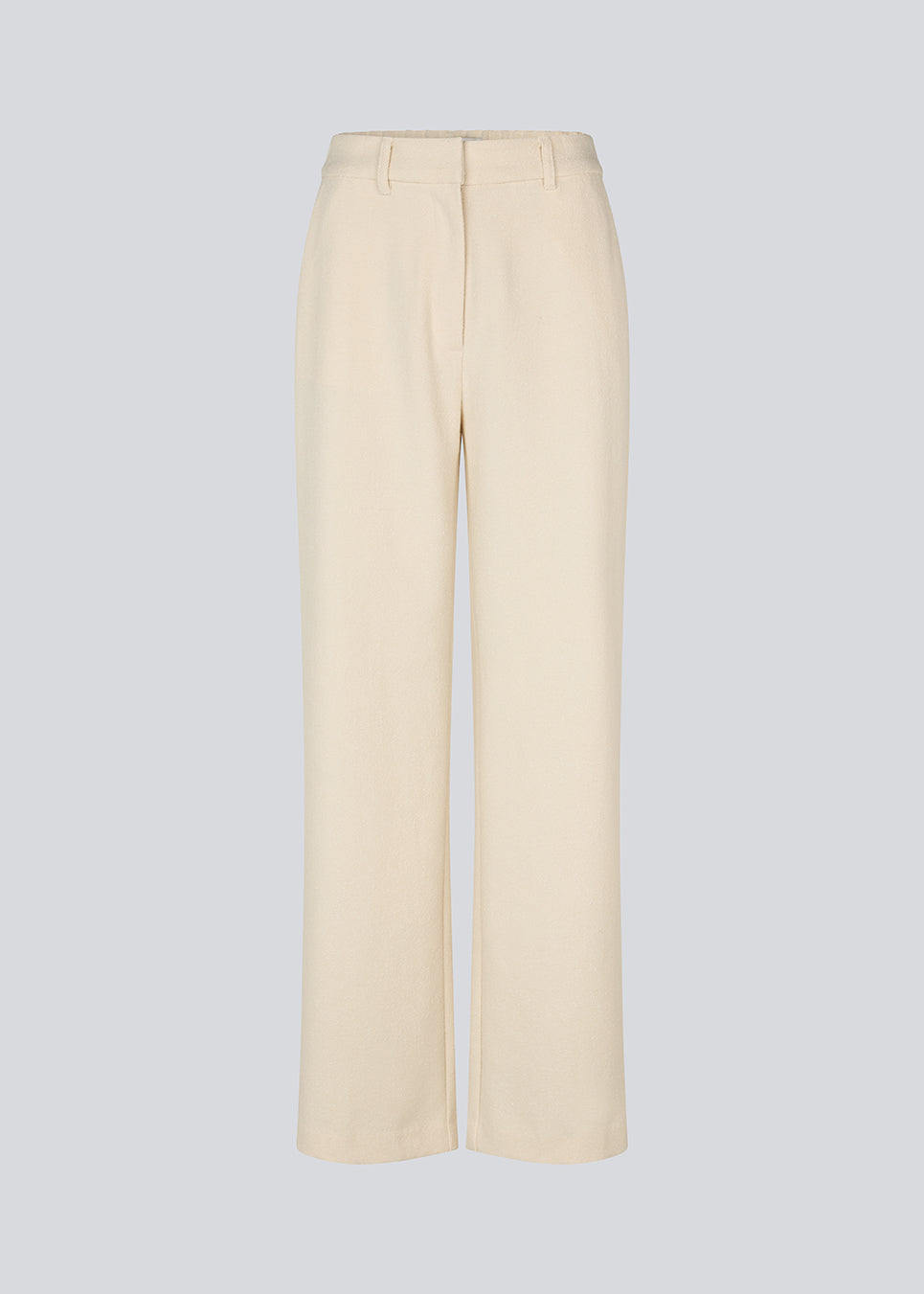 Elegante habitbukser med lige ben. VesMD pants har bæltestropper, skjult lynlåslukning og elastik i taljen bagtil. De klassiske bukser skaber et stilfuldt og alsidigt look, perfekt til både kontor og aften.