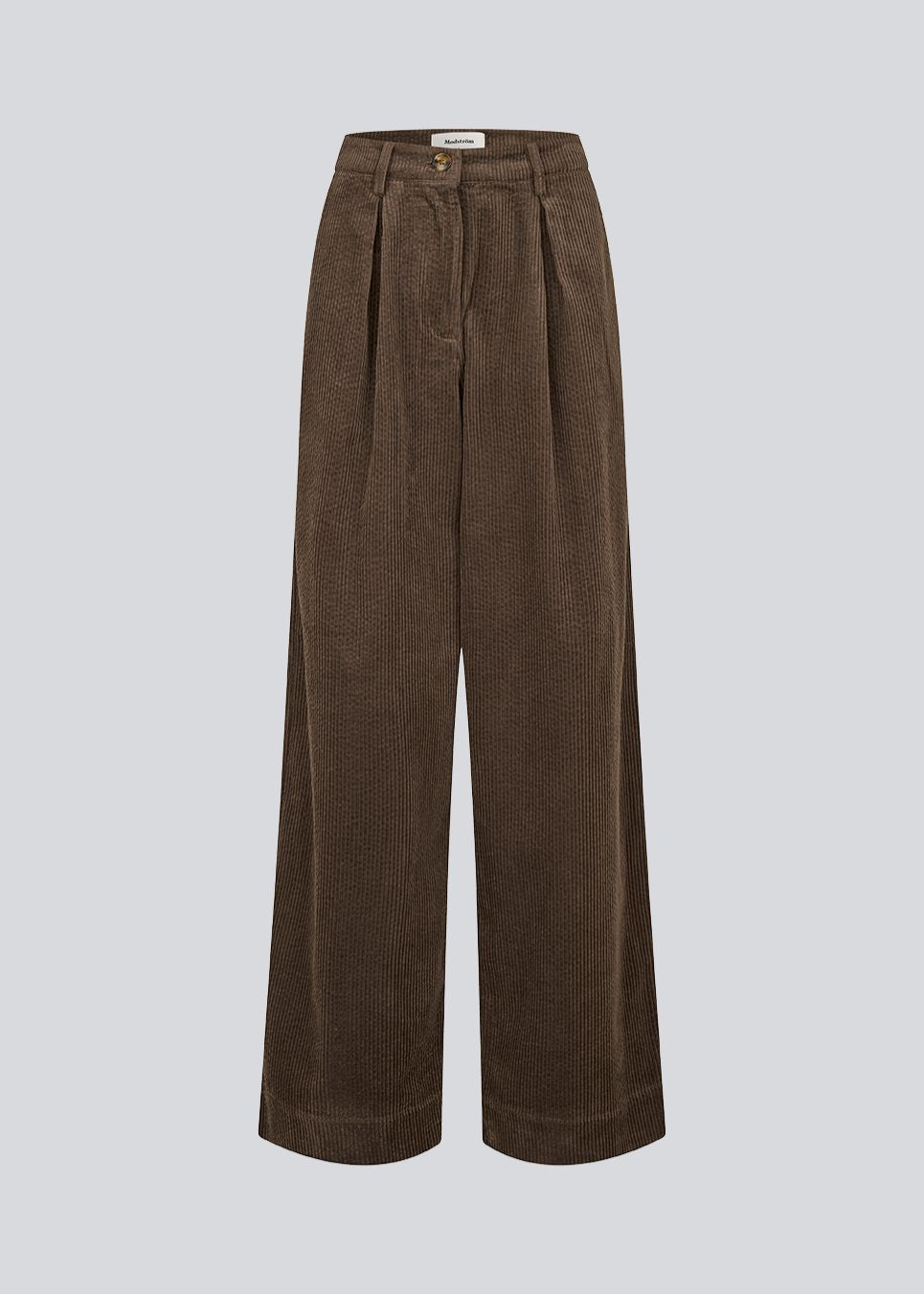 Habitbukser i fløjl. Pablomd wide pants med brede ben og lommer – klassiske med et moderne touch.
