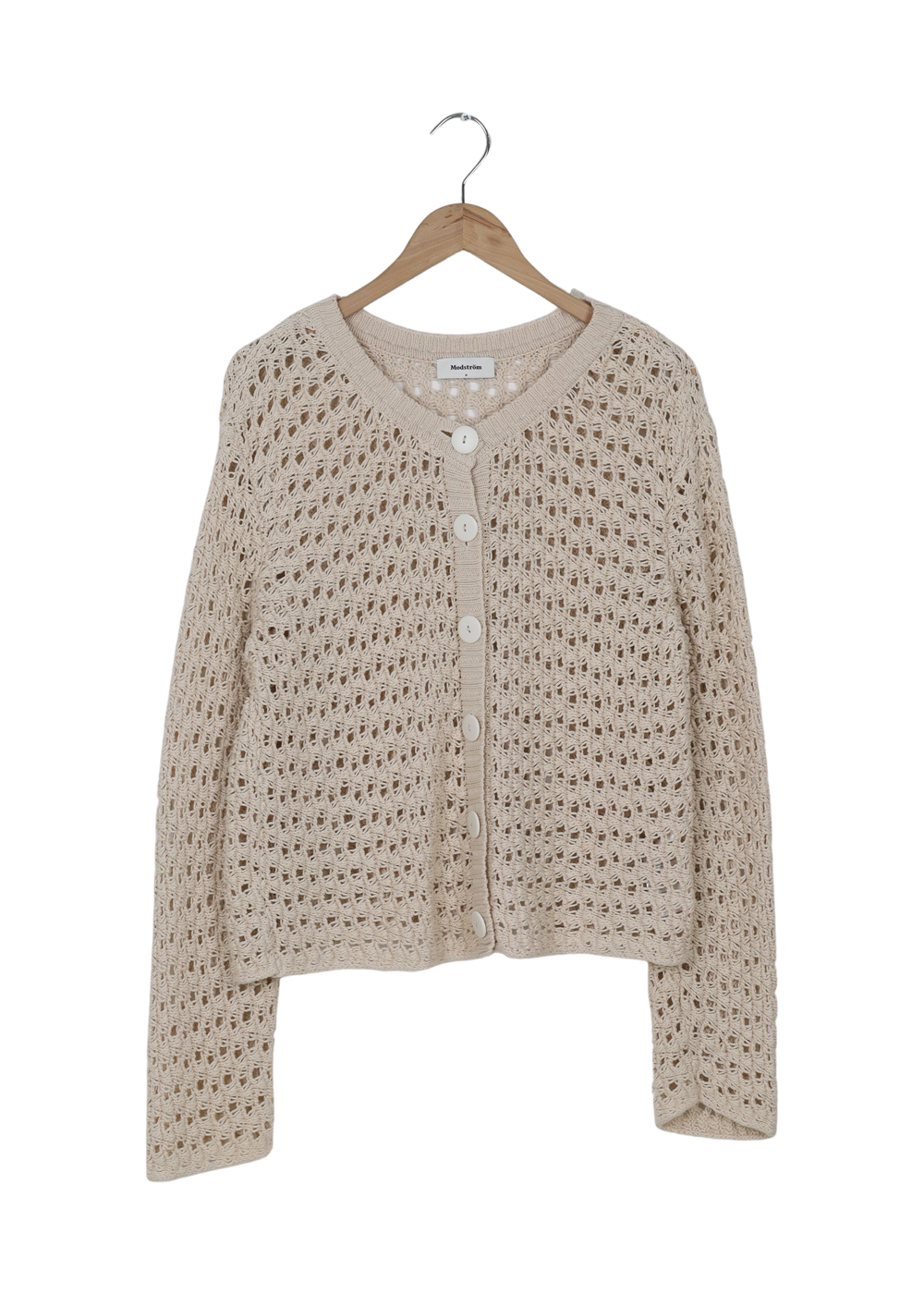 Modström Preloved HobbsMD solid cardigan - Summer Sand