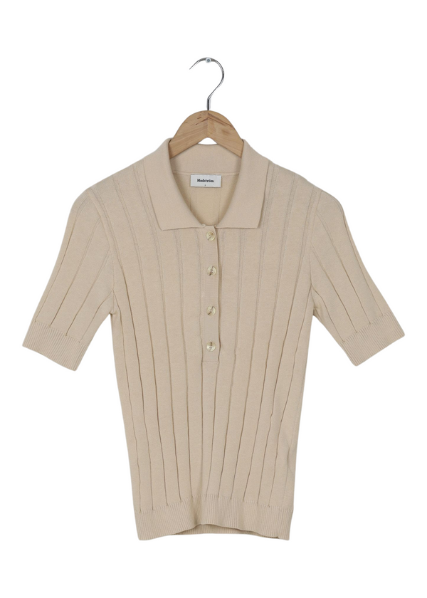 Modström Preloved Toniamd SS polo - Summer Sand