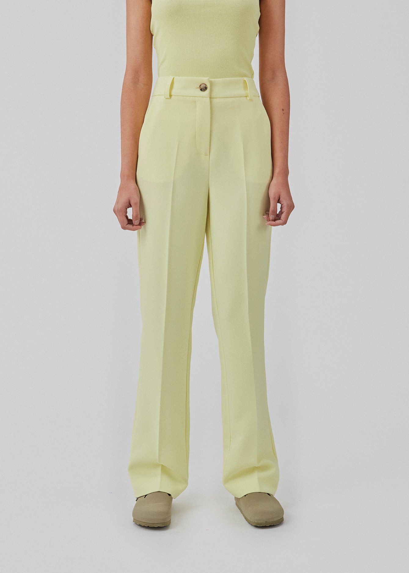 Modström Preloved Gale pants - Yellow Pear