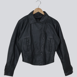 Modström Preloved Sort læderjakke - Black
