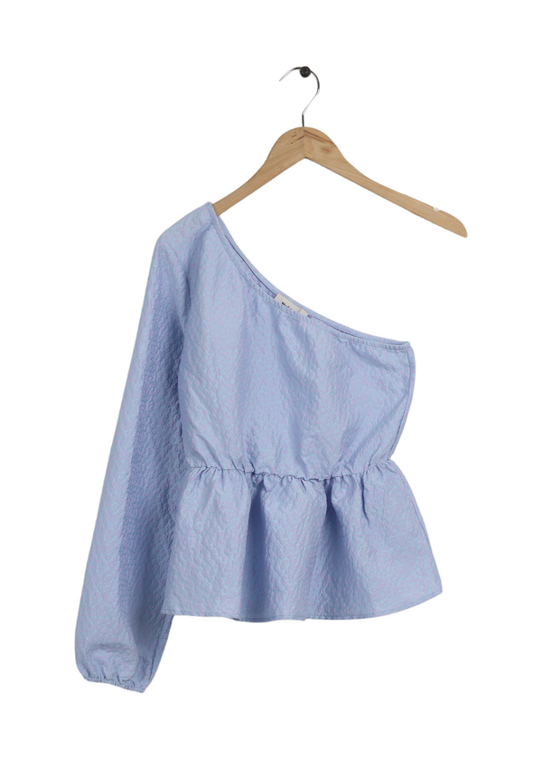 Modström Preloved TelmaMD one shoulder top - Celestial Blue