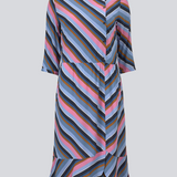 Modström Preloved Rylan print dress, varen er en brugt style - Flash Stripe