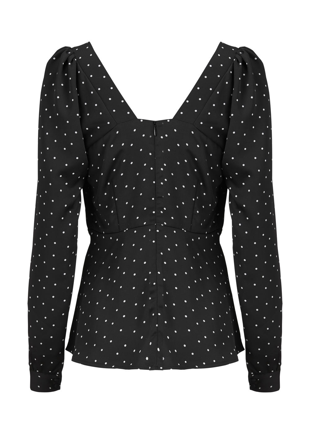 Modström Preloved Elvira print top - Polka
