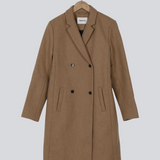 Modström Preloved Odelia coat - Brown Sugar - Brown sugar