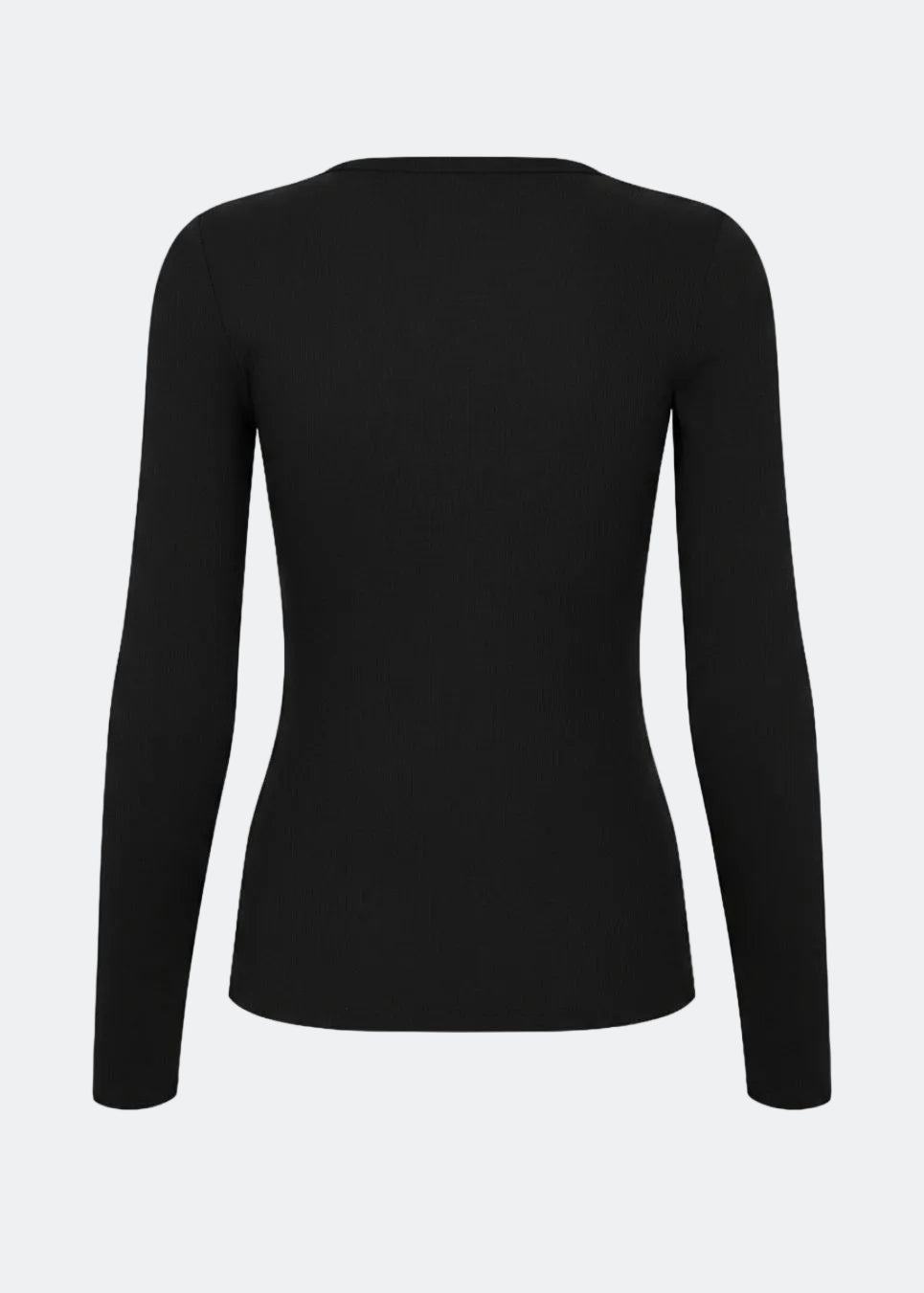 Lækker basic sort t-shirt i en blød bomuldsrib med stretch. Igormd short t-shirt har en tætsiddende pasform med korte ærmer.