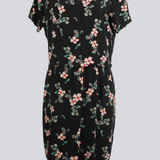 Modström Preloved Tassel print dress, varen er en brugt style - Black bloom