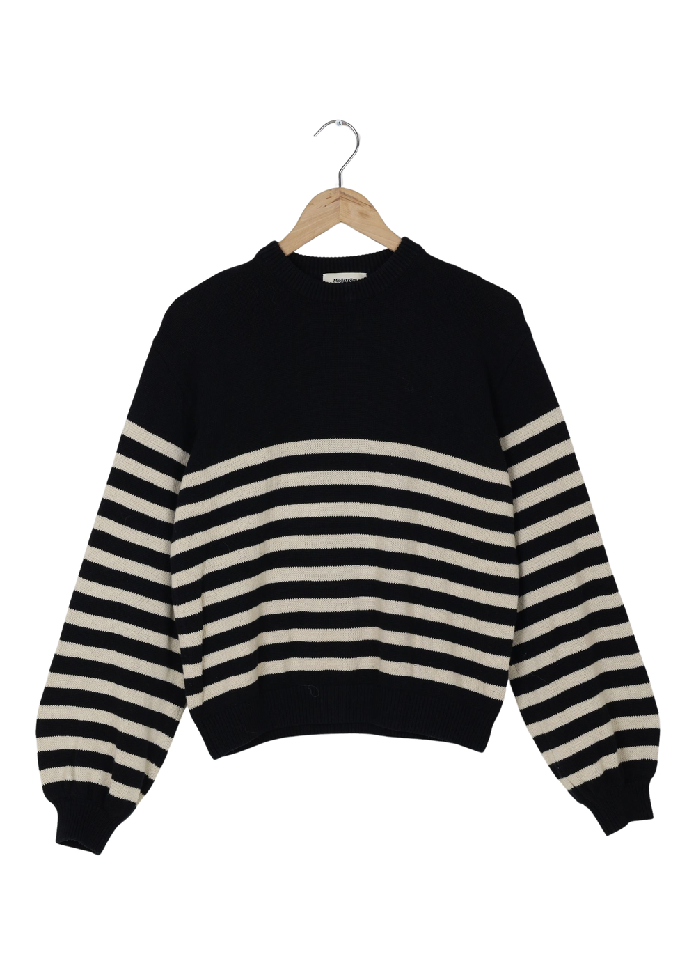 Modström Preloved ArchieMD o-neck - Summer Sand Stripe