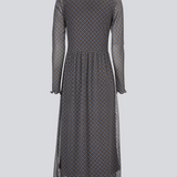 Modström Preloved Fairy print dress - Blue Camel Check