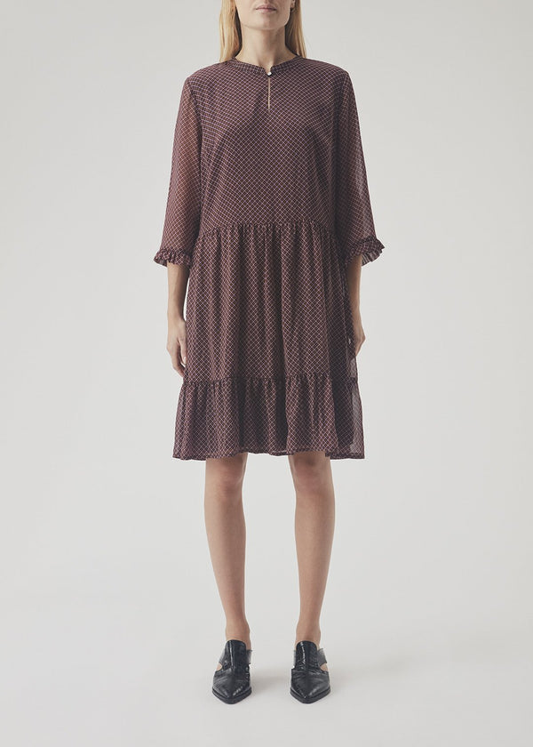 Modström Preloved Vesta print dress - Flower Tiles