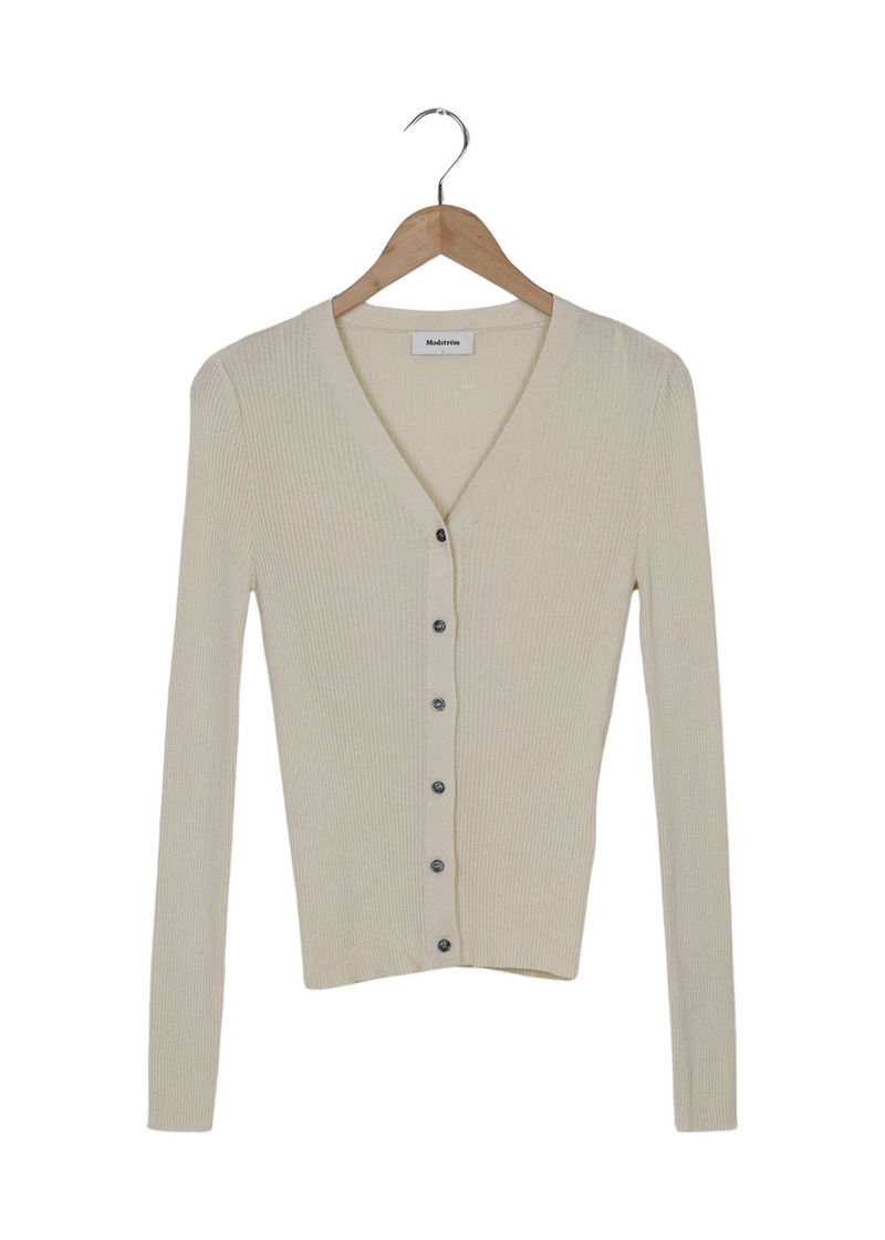 Modström Preloved Joel cardigan - Cream Milk