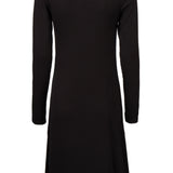 Modström Preloved Krown flare dress, varen er en brugt style - Black