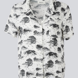 Modström Preloved Ivar print shirt  - Shore