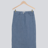 Modström Preloved HennesyMD skirt - Structured Medium Blue