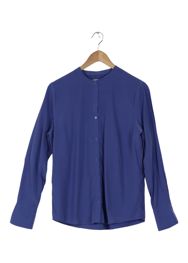 Modström Preloved Geo shirt - Cornflower