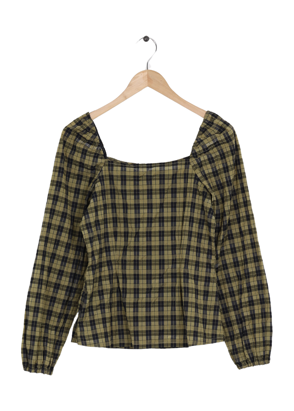 Modström Preloved Truly top  - Black khaki check