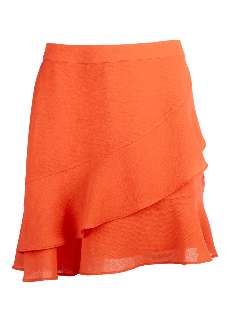 Modström Preloved Origami skirt, varen er en brugt style - Cherry Tomato