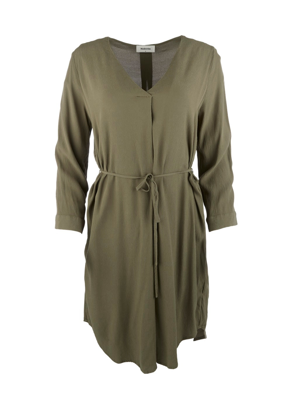 Modström Preloved Baloo dress, varen er en brugt style - Dark khaki