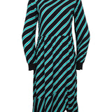 Modström Preloved Monet print dress, varen er en brugt style - Candy stripe