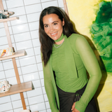 Prudencemd scarf top - Matcha