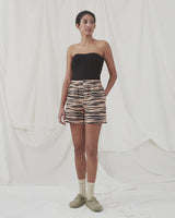 DasiaMD print shorts - Tiger Peach
