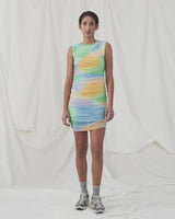 DinneMD print dress - Rainbow Blur
