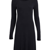 Modström Preloved Krown flare dress, varen er en brugt style - Black