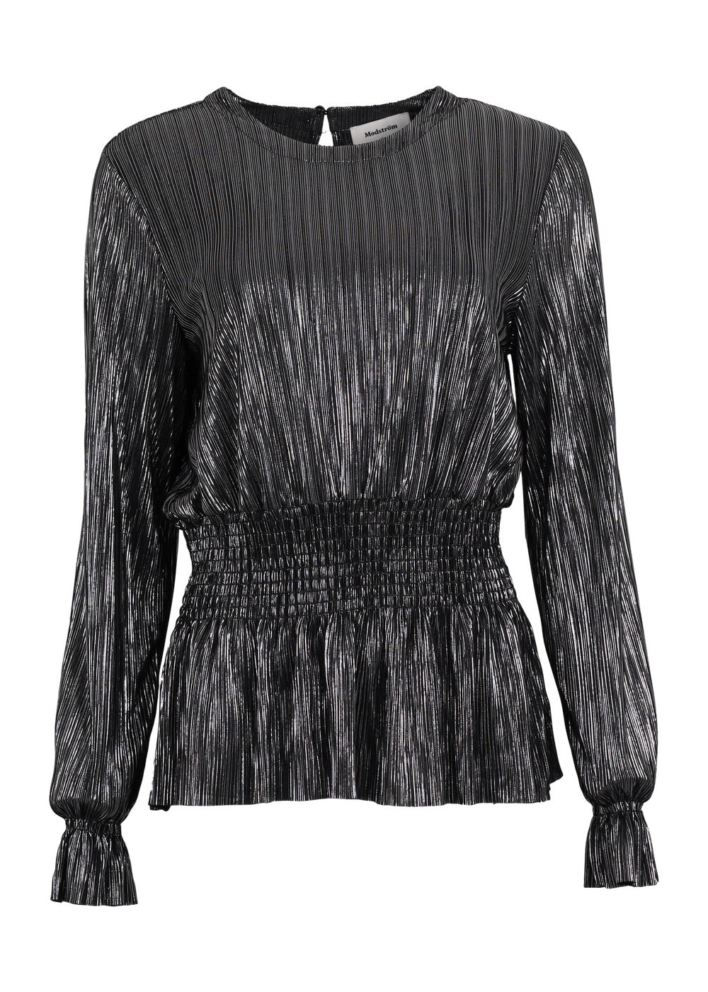 Modström Preloved Fiore top, varen er en brugt style   - Black