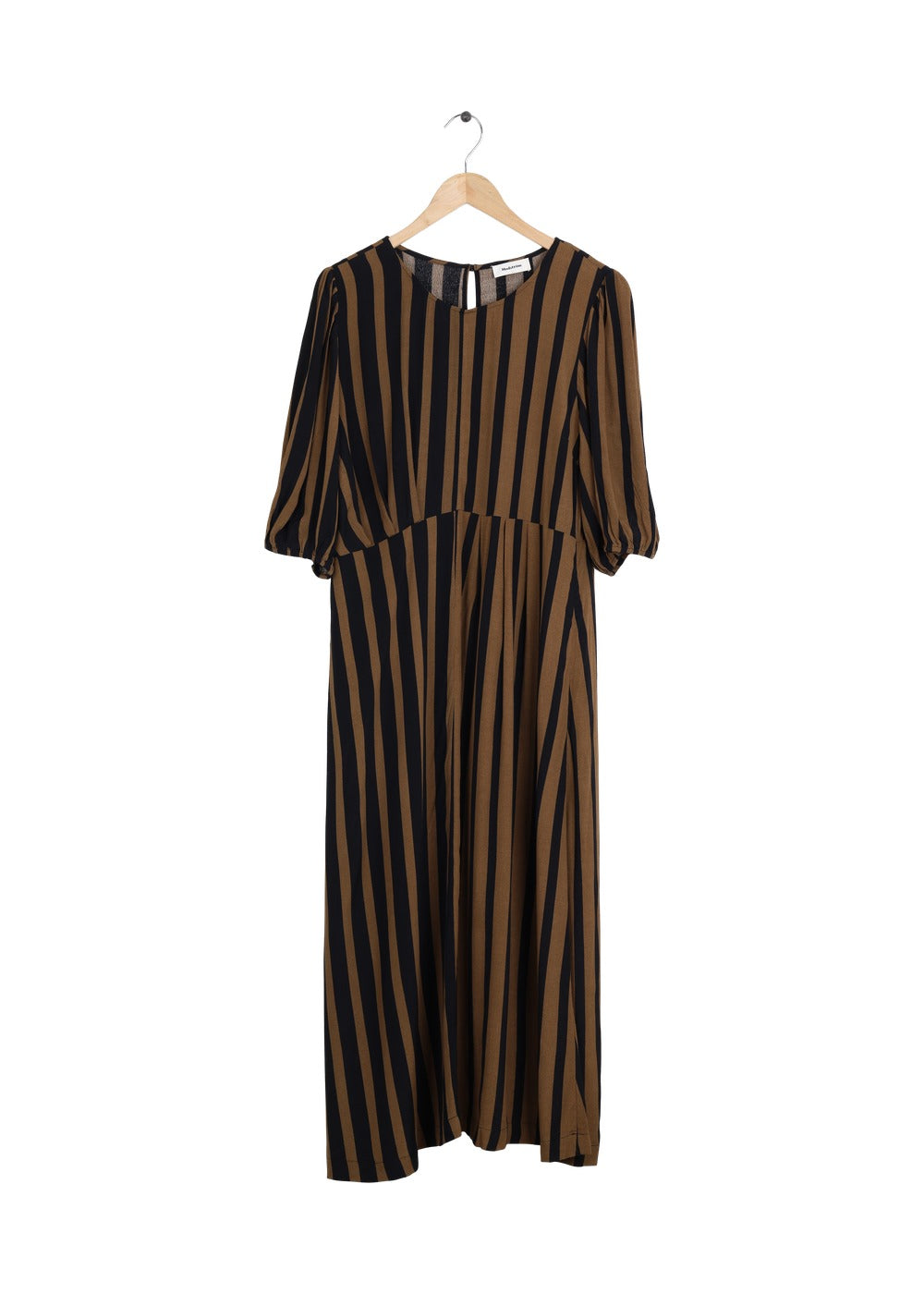 Modström Preloved AliciaMD print dress  - Bold Sienna Stripe