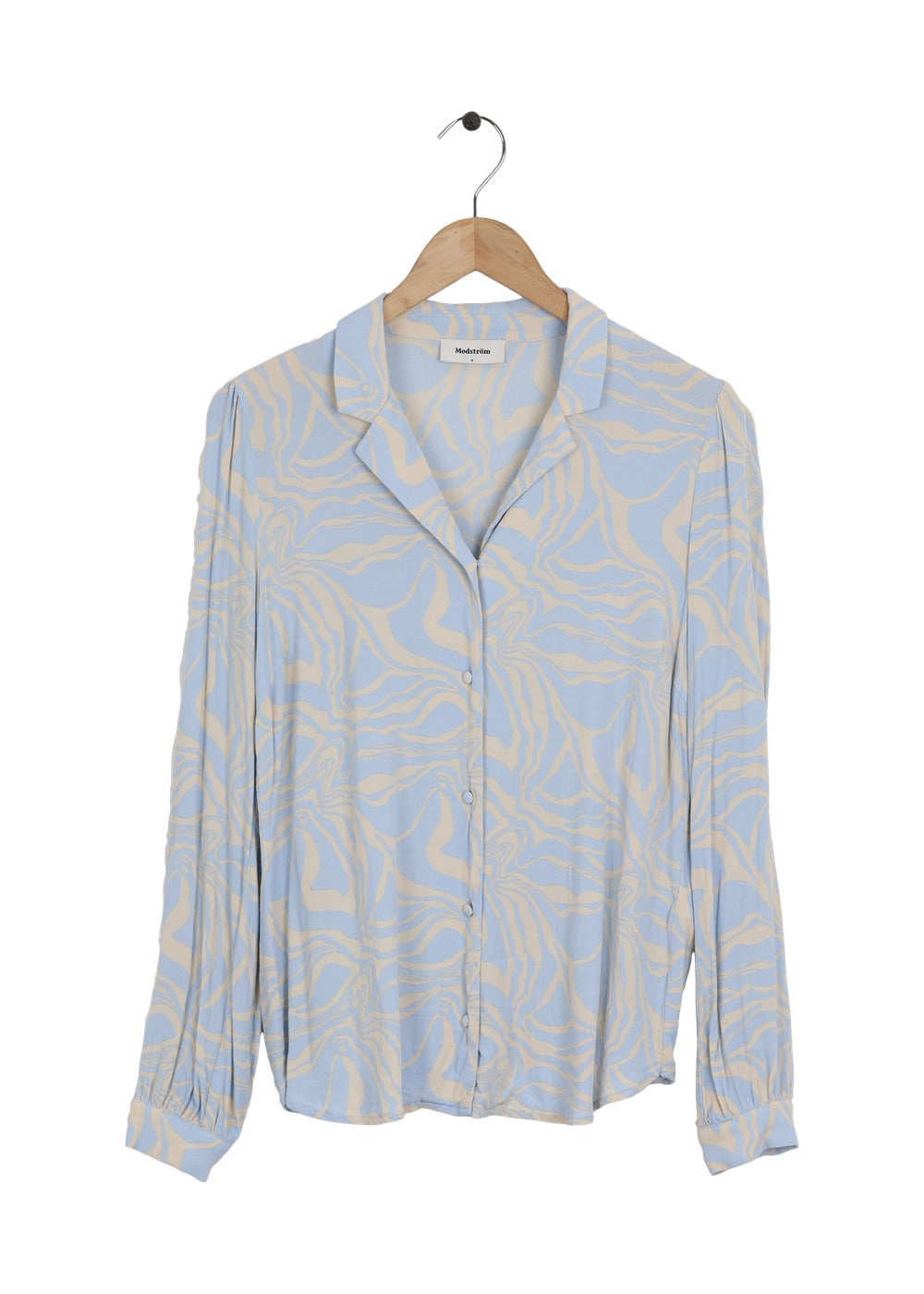 Modström Preloved PalmMD print shirt  - Ocean Sky