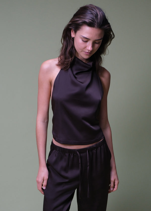 Timmiemd top - Seal Brown