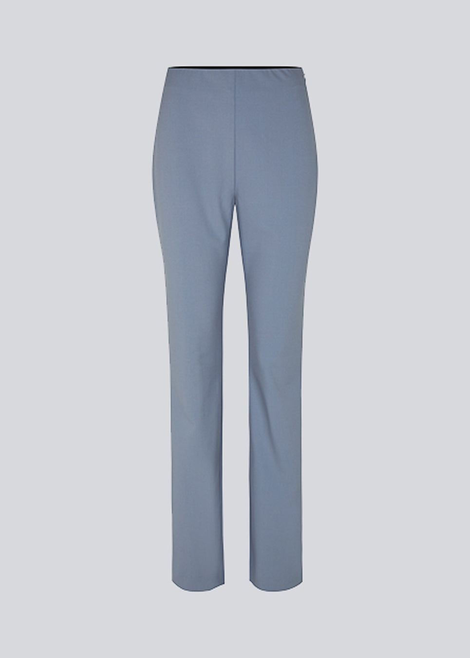 Bukser i farven Dusk med tætsiddende pasform med skjult lynlås i den ene side. AnkerMD slit pants har dekorative paspolerede baglommer, syede pressefolder og slidser forneden bagpå.