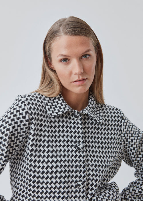 BadiaMD jacket - Black White Check