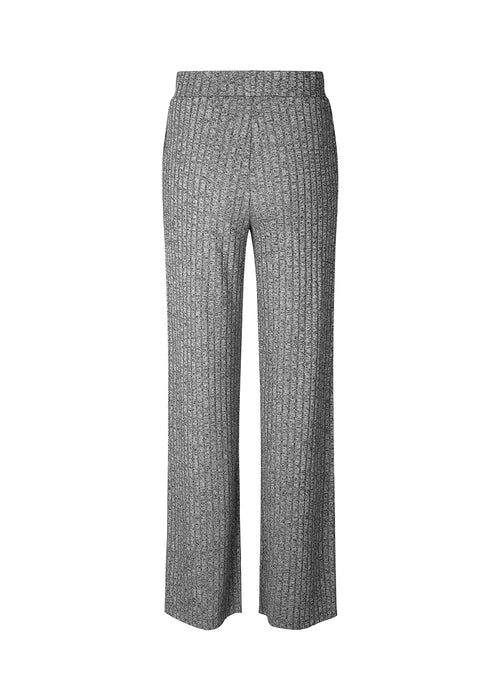 Melerede bukser i grå med afslappet pasform. BeckMD pants er lavet af en strækbar, ribstrikket kvalitet med brede ben og beklædt elastik i taljen. Matchende top findes her: BeckMD top. 