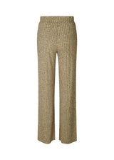 Melerede bukser med afslappet pasform. BeckMD pants er lavet af en strækbar, ribstrikket kvalitet med brede ben og beklædt elastik i taljen. Matchende top findes her: BeckMD top.