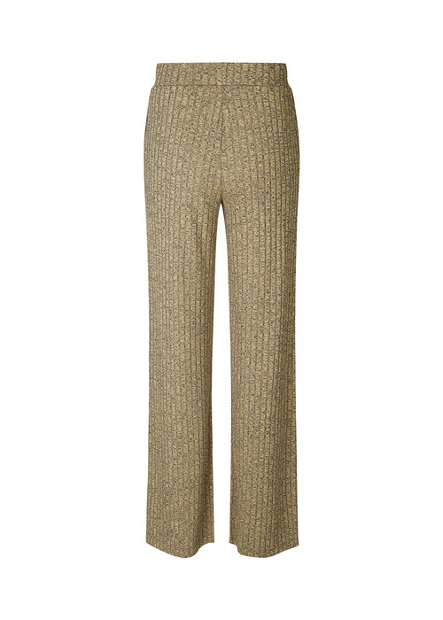 Melerede bukser med afslappet pasform. BeckMD pants er lavet af en strækbar, ribstrikket kvalitet med brede ben og beklædt elastik i taljen. Matchende top findes her: BeckMD top.