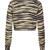 BeckyMD print top - Moonstone Tiger