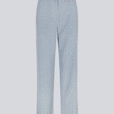 Bukser med brede ben i mønstret satin. CarmelMD pants har mellemhøj talje med lynlåsgylp og knap, samt elastik bagpå for ekstra komfort.  Shop matchende skjorte i samme farve: CarmelMD shirt