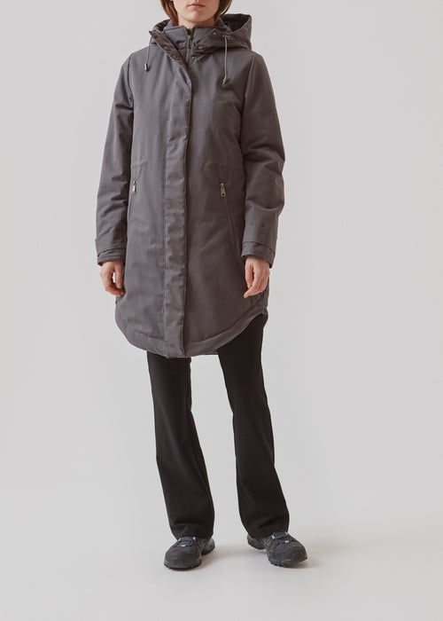 Kunde operatør dejligt at møde dig Køb vinterjakke Keller coat - Rainy Grey – Modström DK
