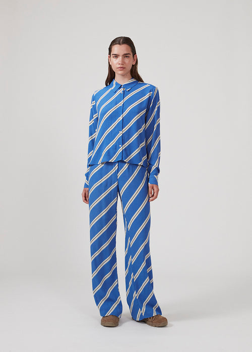 CenniMD print shirt - Azure Stripe