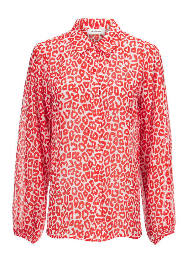 Lana print shirt - Fire Leo