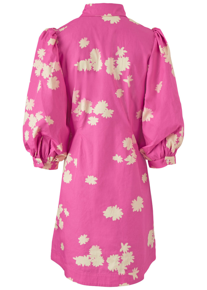 Milan print dress - Wind Flower Pink
