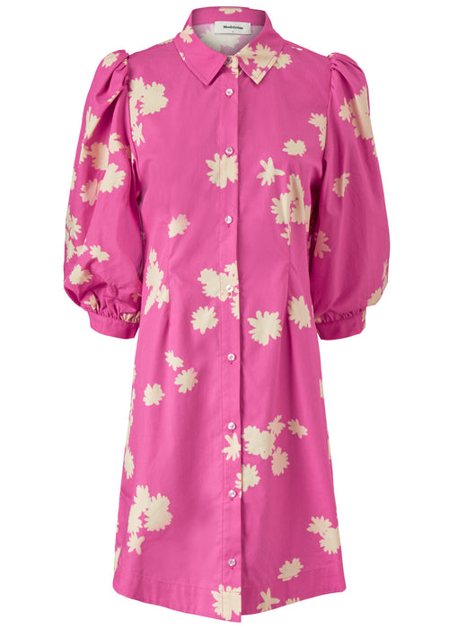 Milan print dress - Wind Flower Pink