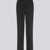 Klassiske bukser med pressefolder og lige ben. Nelli pants lukkes med en skjult lynlås i siden og har en skjult elastik indeni taljen for et mere komfortabelt fit. Modellen er 173 cm og har en størrelse S/36 på Indersøm (S/36): 82 cm Bukserne forlænges med 0,5 cm for hver størrelse.