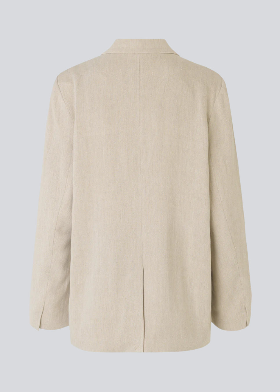 Blazer i et voluminøst fit med et asymmetrisk look. Park blazer er i en let hørkvalitet, som kan styles med de matchende bukser eller over en kjole på en sommeraften.
